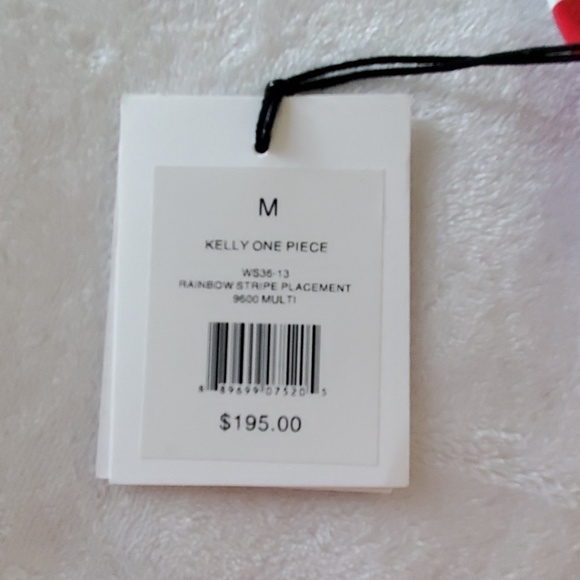 Onia !NWT! One Piece Striped Bathing Suit Size M - Picture 4 of 5